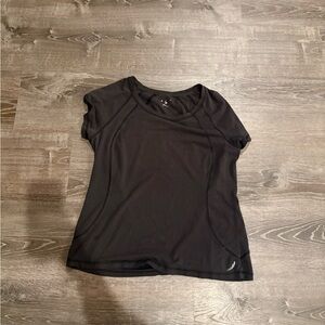 Women's Black Athletic Top